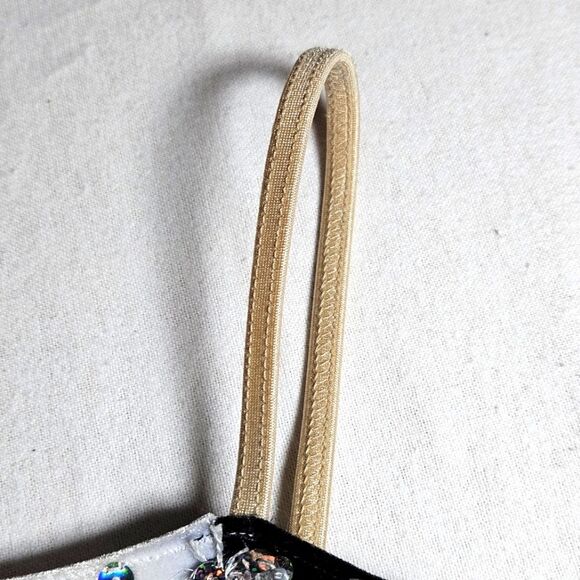 Star Styled Dance Vintage Stretch Black Velvet & Layered Tulle Costume Dress - Picture 14 of 15